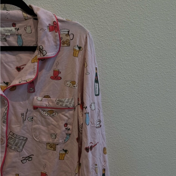 Bedhead “Let’s Do Brunch” Organic Cotton Pajama Set – Size Large - Picture 8 of 10